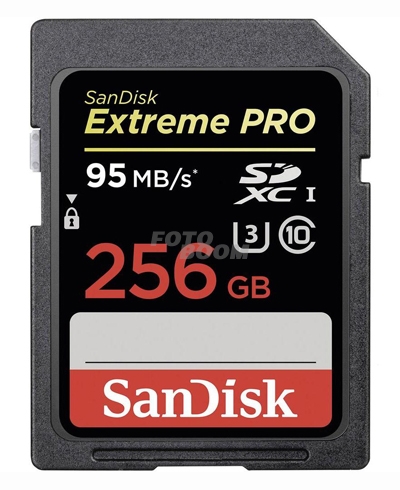 Secure Digital EXTREME PRO SDXC 256Gb 95Mb/s