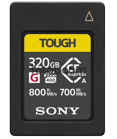 CFexpress 320GB Typ A CEA-G + 100E Reembolso SONY