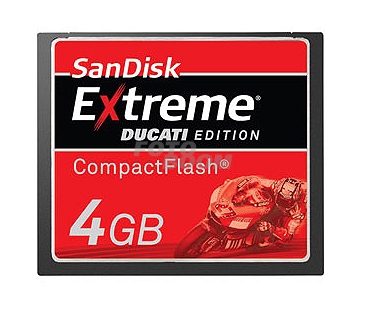 CompactFlash SanDisk Extreme® Ducati Edition 4Gb