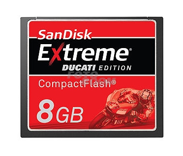 CompactFlash SanDisk Extreme® Ducati Edition 8Gb