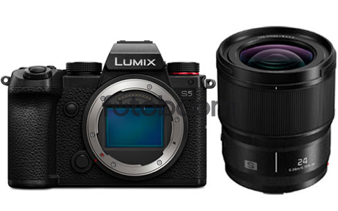 LUMIX S5 + 24mm f/1,8 S + 50mm f/1.8 S Bonificacion PANASONIC + 100E Reembolso Lumix