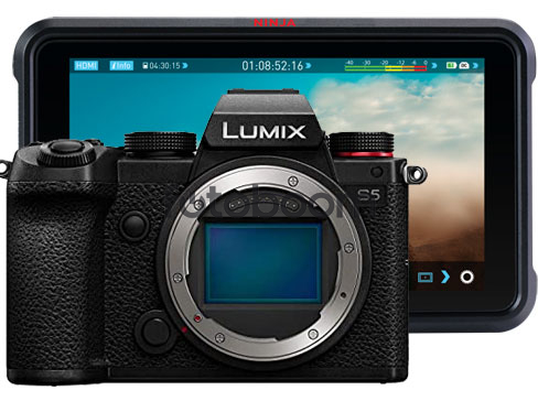 LUMIX S5 + Ninja V + 50mm f/1.8 S Bonificacion PANASONIC