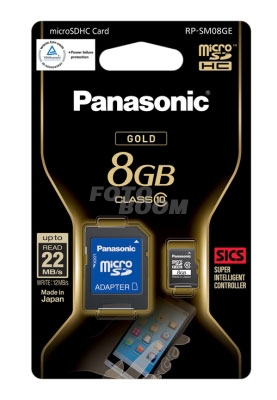 SM08G Tarjeta MicroSDHC 8Gb