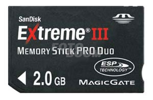 Memory Stick EXTREME III PRO Duo 2Gb