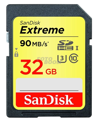 Secure Digital EXTREME SDHC 32Gb 90Mb/s