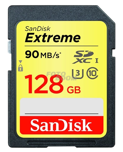 Secure Digital EXTREME SDXC 128Gb 90Mb/s