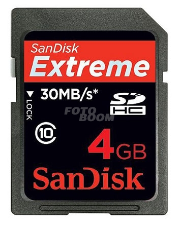 Secure Digital EXTREME SDHC 30Mb/s 4Gb