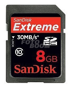 Secure Digital EXTREME SDHC 30Mb/s 8Gb