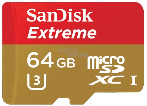 Micro SDXC EXTREME 64Gb V30 90Mb/s