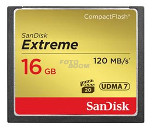 CompactFlash EXTREME 16Gb 120Mb/s