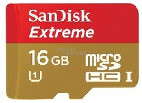 Extrem Micro SD 16GB Clase 10 80/50Mb/s