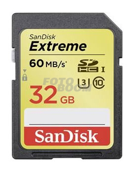 EXTREME SDHC C10 32GB 60Mb/s