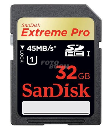 Secure Digital EXTREME PRO SDHC UHS-1 45Mb/s 32GB