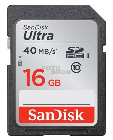 Ultra SDHC 16GB C10 40MB/s