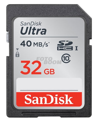 Ultra SDHC 32GB C10 40MB/s