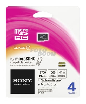 SR4N4 MicroSD 4Gb