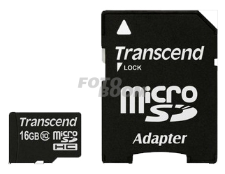 MicroSD SDHC 16Gb Clase 10 + Adaptador