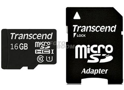 MicroSD SDHC 16Gb Clase 10 + Adaptador UHS-I