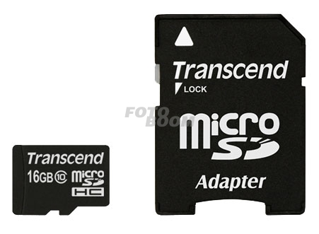 MicroSD SDHC 16GB Clase 10