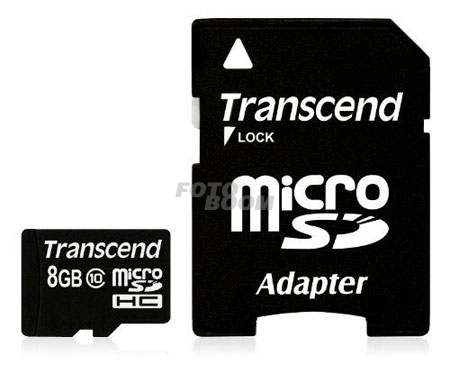 MicroSD SDHC 8GB Clase 10
