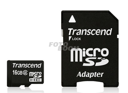 MicroSD SDHC 16GB Clase 2