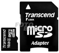 MicroSD SDHC 16GB + Adaptador / Clase 4