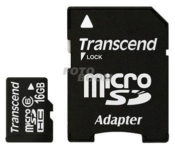 MicroSD SDHC 16GB Clase 6