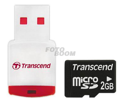 MicroSD SDHC 2GB +Lector USB