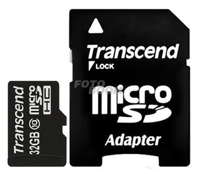 MicroSD SDHC 32GB Clase 10 + Adaptador