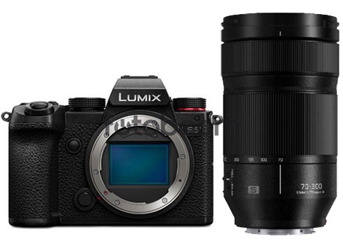 LUMIX S5 + 70-300mm f/4.5-5.6 OIS Macro S + 50mm f/1.8 S Bonificacion PANASONIC + 150E Reembolso Lumix