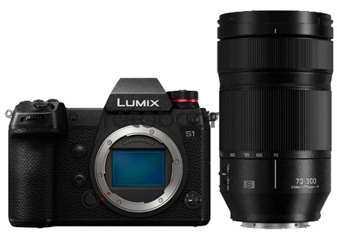 LUMIX S1 + 70-300mm f/4.5-5.6 OIS Macro S + VLOG + 150E Reembolso Lumix