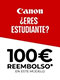 100EU Cashback Estudiantes Canon