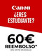 60EU Cashback Estudiantes Canon