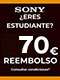 70€ Cashback Estudiantes