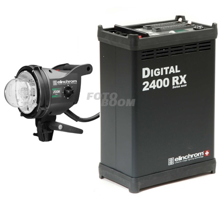 Kit Elinchrom Generador RX2400 + Antorcha Zoom Pro