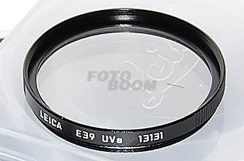 Filtro E 39mm UV montura negra