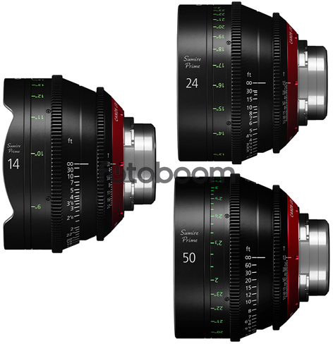 KIT SUMIRE CN-E 14mm/24mm/50mm (METERS)