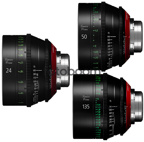 KIT SUMIRE CN-E 24mm/50mm/135mm (METERS)