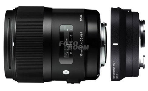 35mm f/1,4DG HSM (A) + MC11 Canon