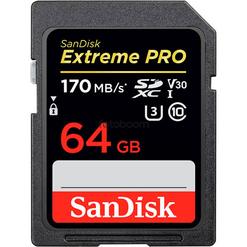 Secure Digital EXTREME PRO SDXC 64Gb V30 170Mb/s