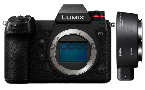 LUMIX S1 + MC-21 Canon EF Lens a cuerpo SL