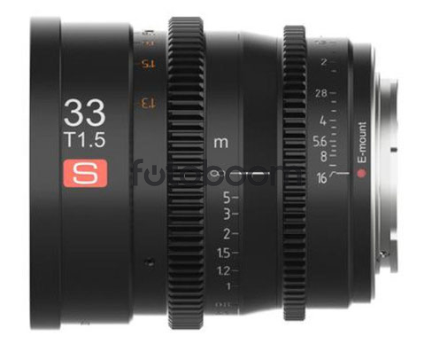33mm T1.5 - Sony E