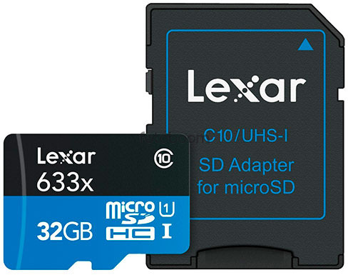 Micro SDHC 32Gb 95Mb/s + Adaptador SD