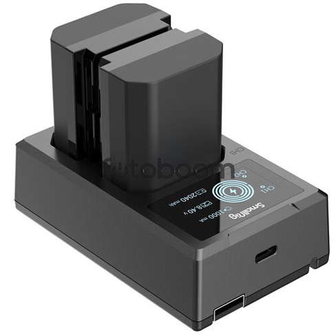 Kit 2x NP-FZ100 + Cargador Dual + Cable USB-A 