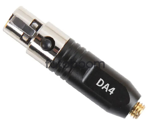 DA4 - Conector Microdot a TA4F (Negro)