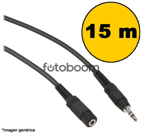 Cable Mini-jack Macho a Hembra (15m)