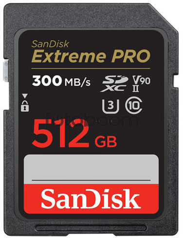 Secure Digital PRO SD UHC-II 512GB V90 300MB/s