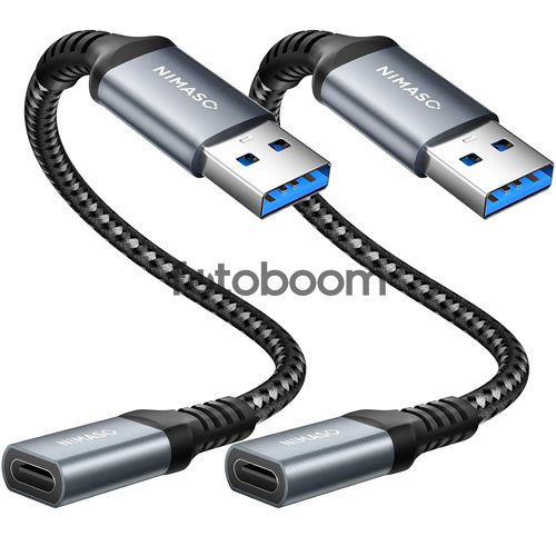 Adaptador a USB-C a USB-A (2 Pack)