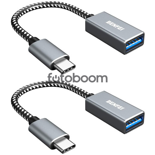 Adaptador a USB-A a USB-C (2 Pack)