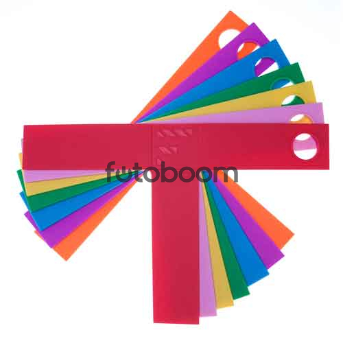 7x Coloured T-Marker